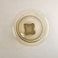 Federal Glass Golden Glow 3 Piece Mixing Nesting Bowls Ribbed Rolled Edge Yellow