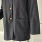 Club Classics Wool Blazer Women's 6 Black Lined Single Breasted 3-Button Pockets