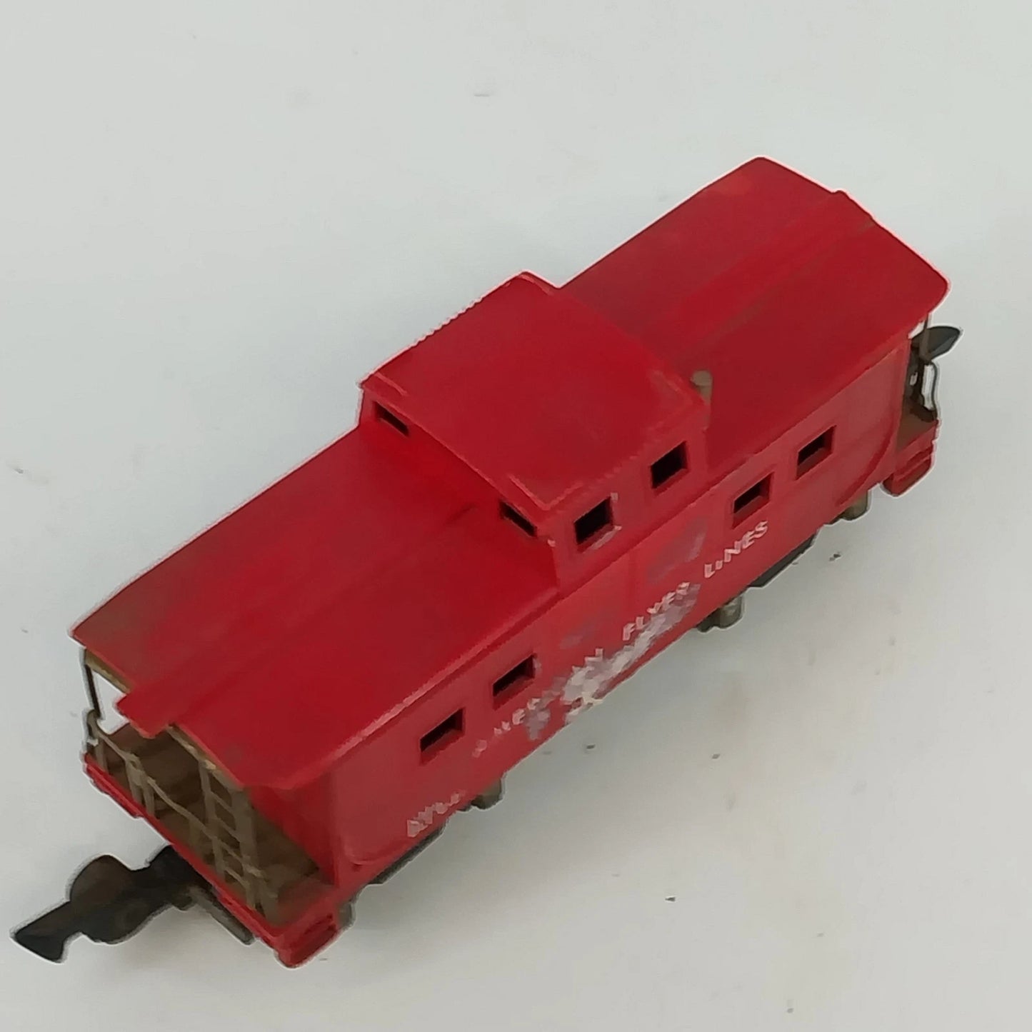 American Flyer Lines S Gauge Caboose Train 638 Red A. C. Gilbert 1950s Vintage