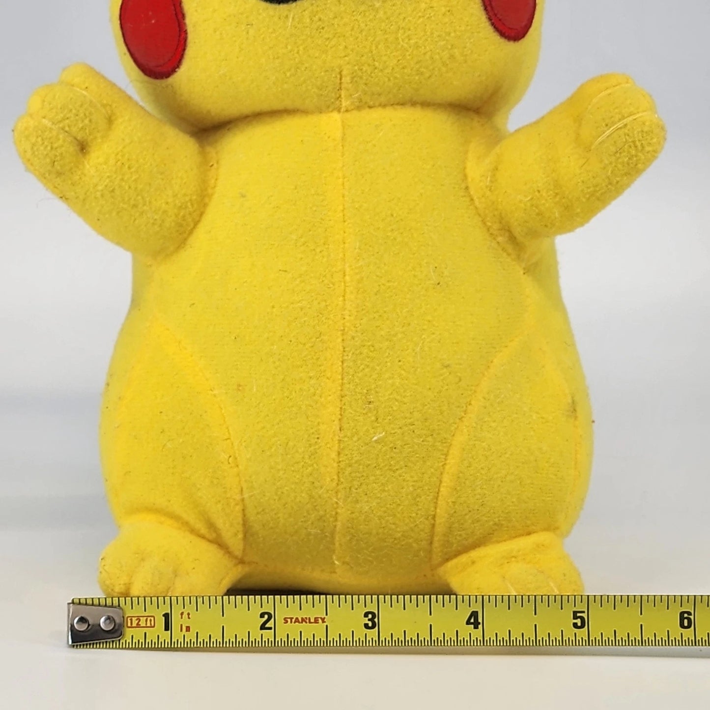 Pokémon Pikachu Plush Doll Stuffed Toy 12" Soft Collectible Vintage No Tail