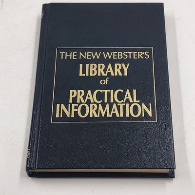 Websters Library of Practical Information Book Set In Case 7 Small Books 1990