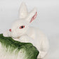 Palm Tree Co Bunny and Cabbage Candy Dish Ceramic Easter Cottage Taiwan Vintage