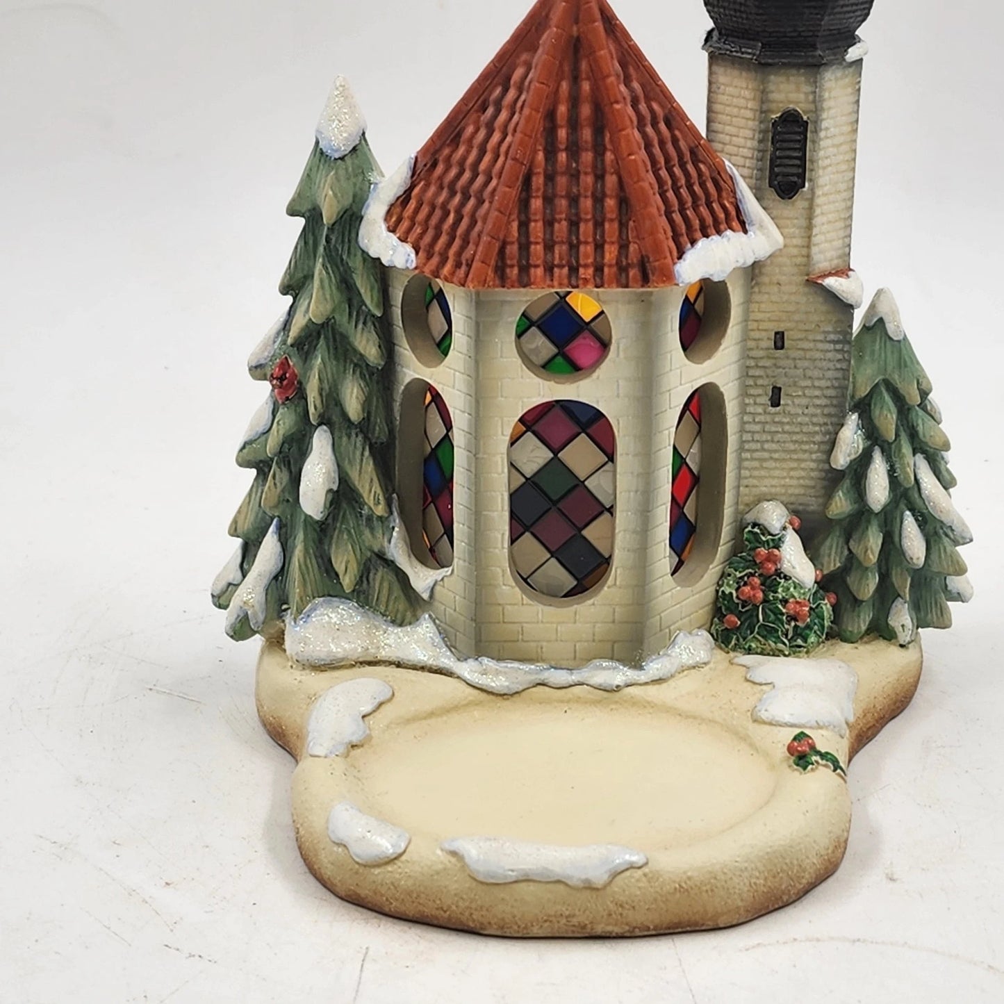 Goebel Hummel HUM 2134 Wintertime Duet Chapel Votive Music Box Exclusive Edition