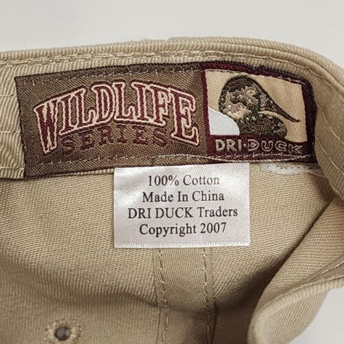 Dri-Duck Wildlife Series Standing Buck Beige Adjustable Cap Athens Glass Service