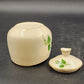 Porcelain China Creamer Sugar Bowl Set Pink Rose White China Floral Vintage USA