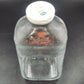 Kroger Orange Juice 64 Oz Empty Glass Bottle ACL Label Original Cap 2 Quart Vtg