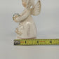 Napco April Angel A1364 Easter Bunny Egg Basket Figurine 4" Japan Vintage