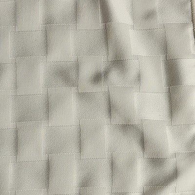 White Rectangle Tablecloth 52" Windowpane Checkered Striped Pattern Square