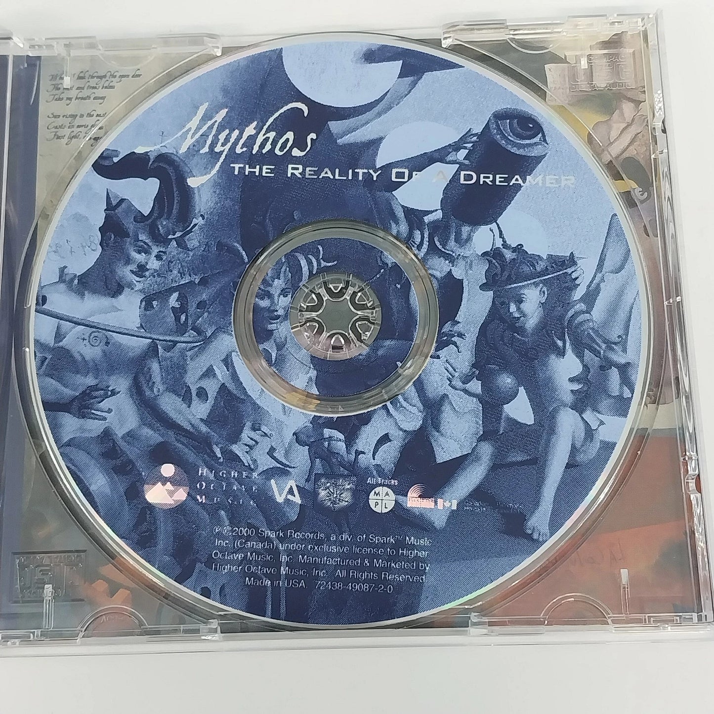 Mythos The Reality Of A Dreamer CD Higher Octave New Age Ambient Electronic 2000