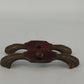 2 Brass Drawer Pulls Ornate Cabinet Handles 5" Furniture Hardware Antique Style