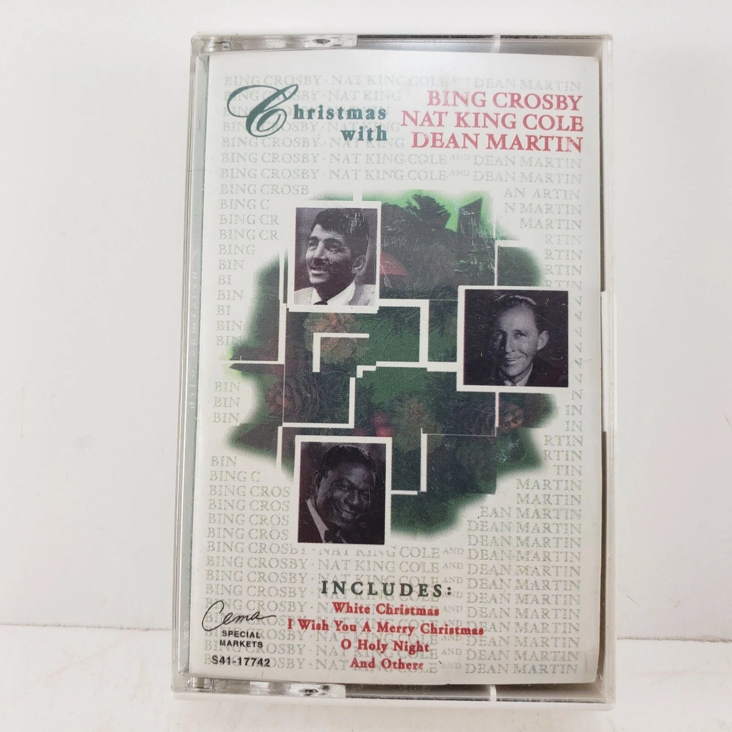 Christmas with Bing Crosby Nat King Cole Dean Martin Cassette White Christmas
