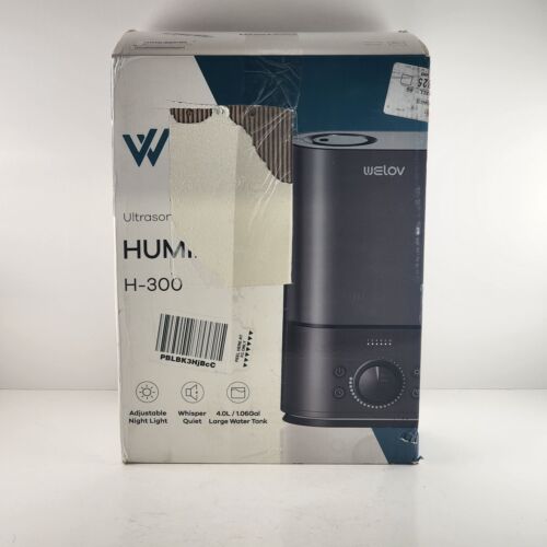 Welov Humidifier Cool Mist White Ultrasonic H-300 Open Box Tested Instructions