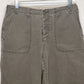 American Eagle Outfitters Women's Jeans 10 Straight Leg Olive Green Utility Soft