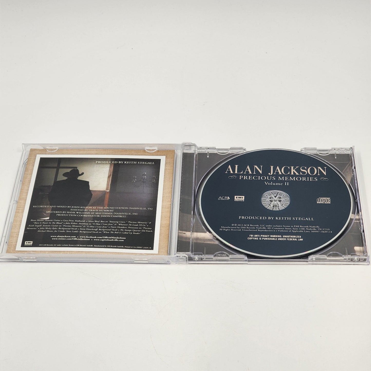 Precious Memories By Alan Jackson Volume 2 Compact Disc Album 2013 Amazing Grace