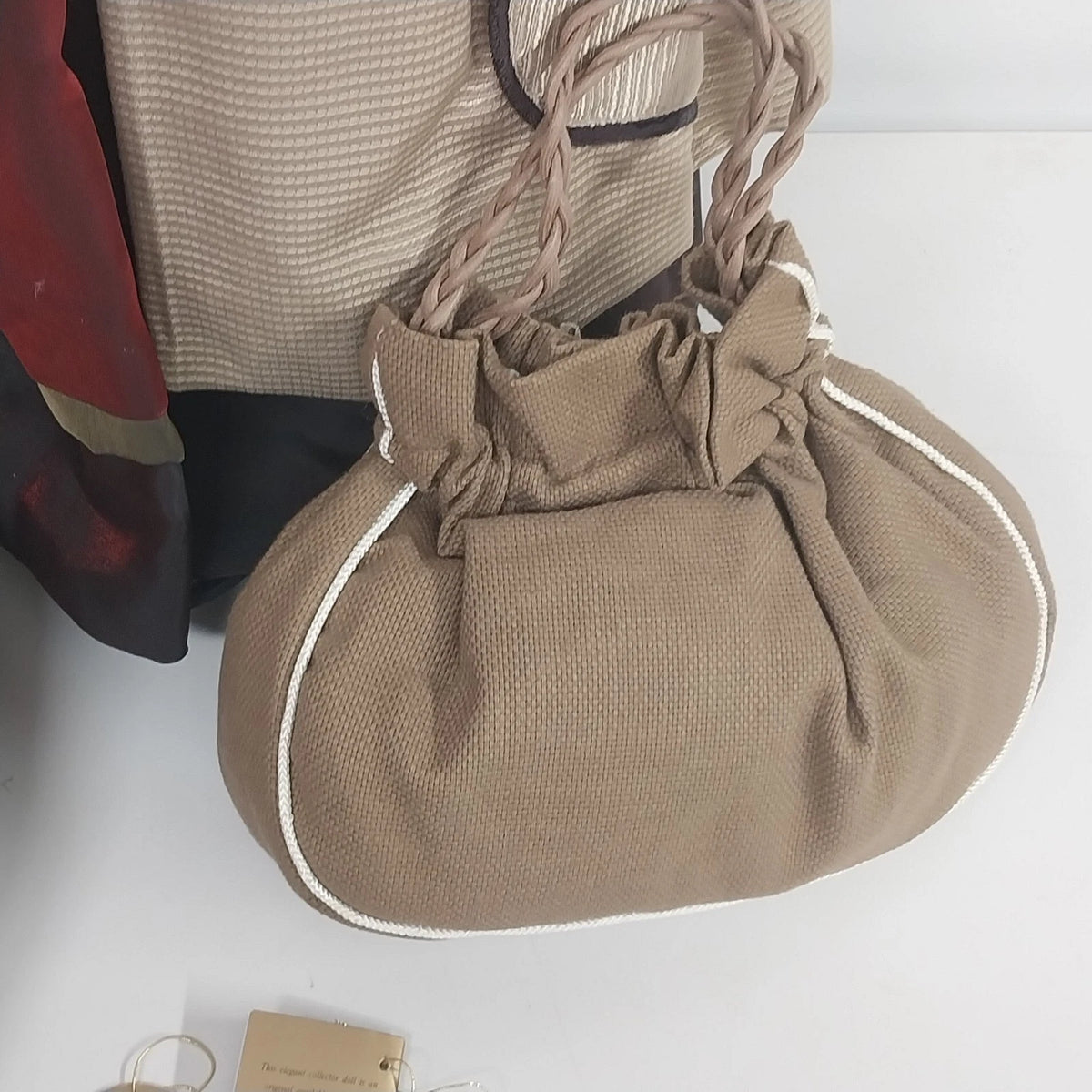 Kingstate Gaby Porcelain Doll 28" Prestige Collection w Hat & Bag LE 2304/3500