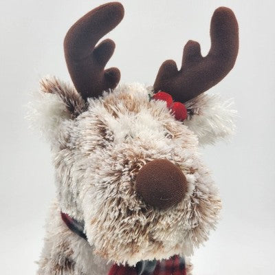 Plush Stuffed Animal Standing Reindeer 16" Toy Christmas Decor bay Encore Group