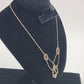 Avon Gold Tone Forever Paula Abdul Filigree Embellished Necklace & Earring Set