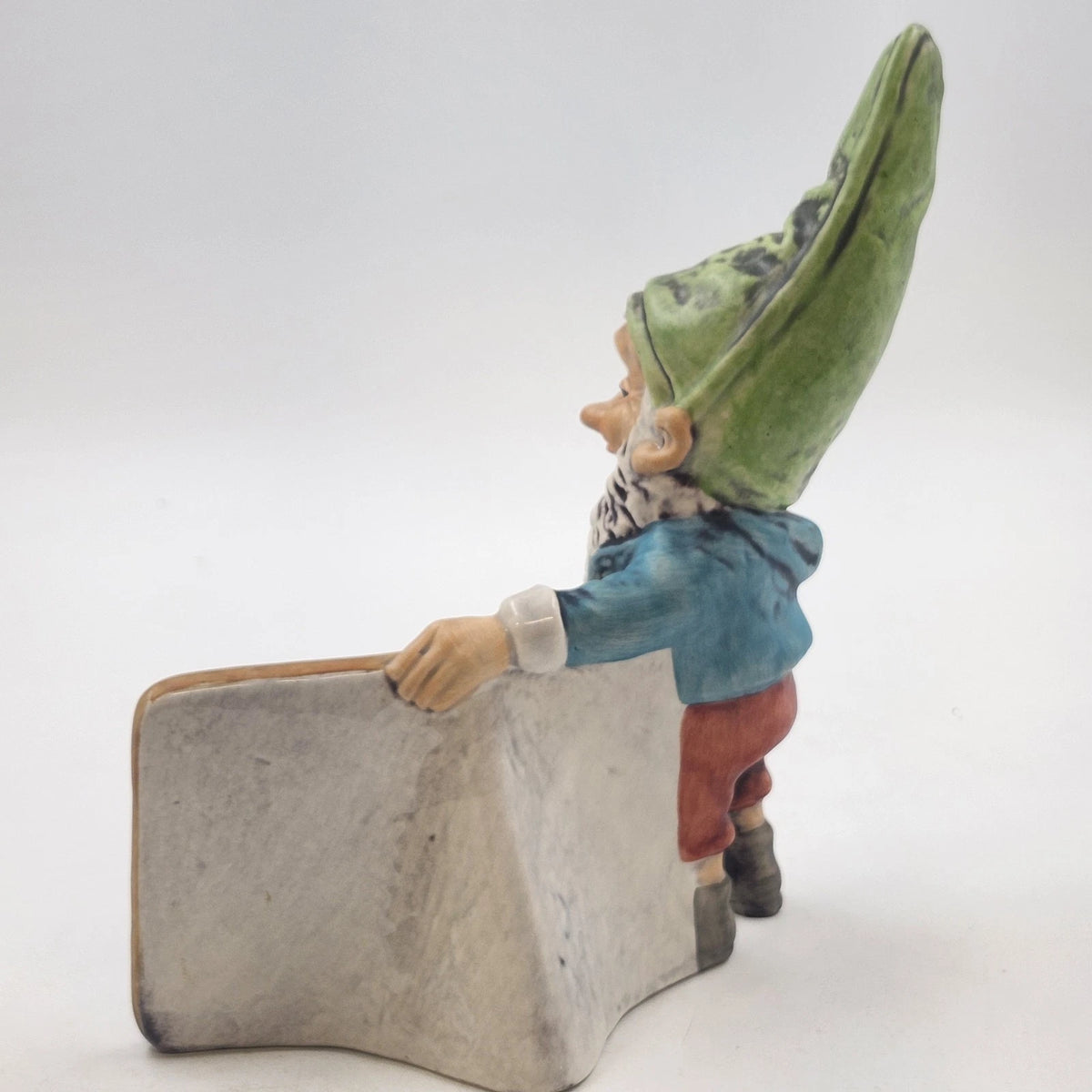 Goebel The Merry Co-Boy Figurine 7.5" Greeter Gnome Sign Well 516 W Germany 1971