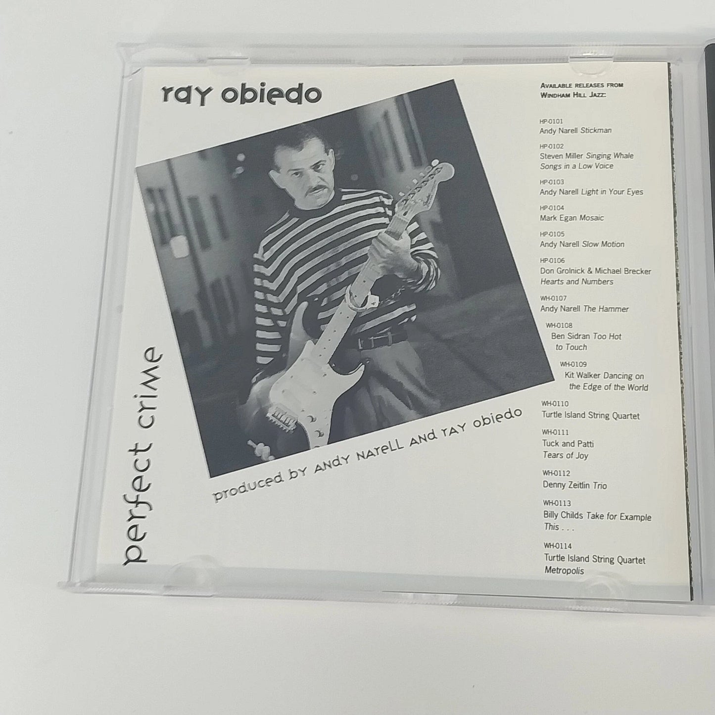 Ray Obiedo Perfect Crime CD 1989 Windham Hill Jazz Smooth Jazz Contemporary USA