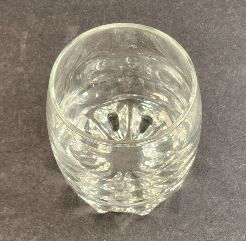 Set of 4 Bormioli Rocco Rocks High Ball Clear Scotch Glasses 8 oz Vintage