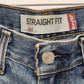 Levi’s 505 Men's Straight Fit Jeans 32x30 Medium Wash Distressed Blue Denim