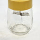 Federal Housewares Glass Food Chopper Yellow Lid Manual 10" Vintage Kitchen Tool