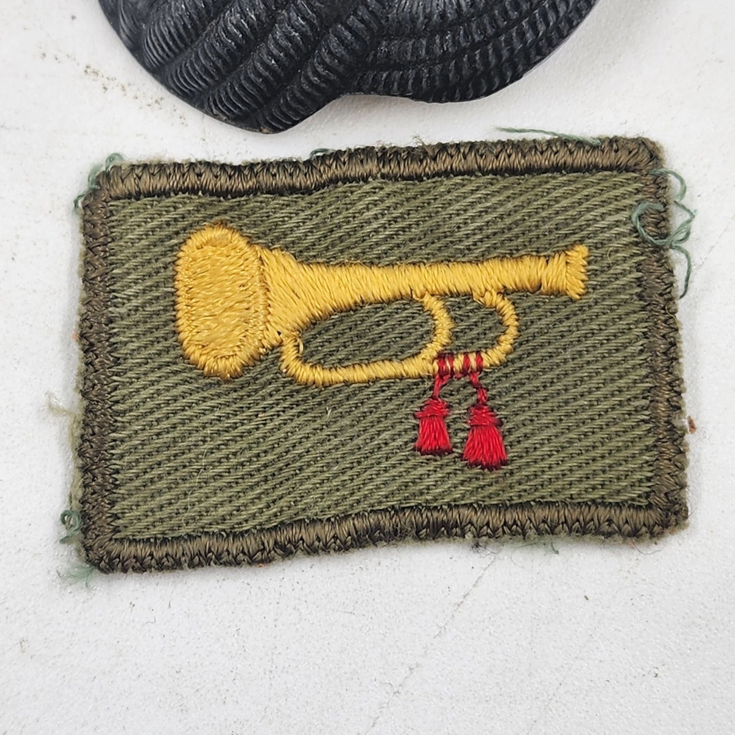 Boy Scout Lot Brass Belt Buckles Neckerchief Slides Bugle Patch Bookmark BSA Vtg