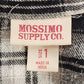 Mossimo Supply Co Black and White Plaid Shirt Women's Size 1 Small Vintage