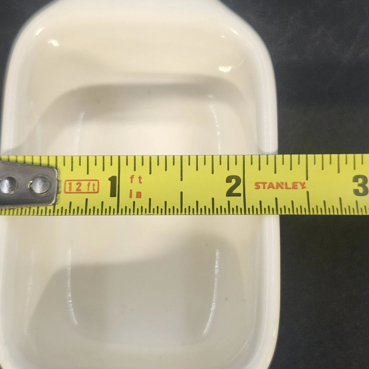 Pfaltzgraff April Mini Loaf Pan Baking Dish 4" Floral Stoneware Handles USA Vtg