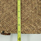 2 Seagrass Wicker Storage Baskets w/ Lids Flat Organizer Home Decor 13x11x3