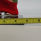 Japanese Geisha Doll 14" Wood Stand Noisemaker Drum Kimono Display Vintage
