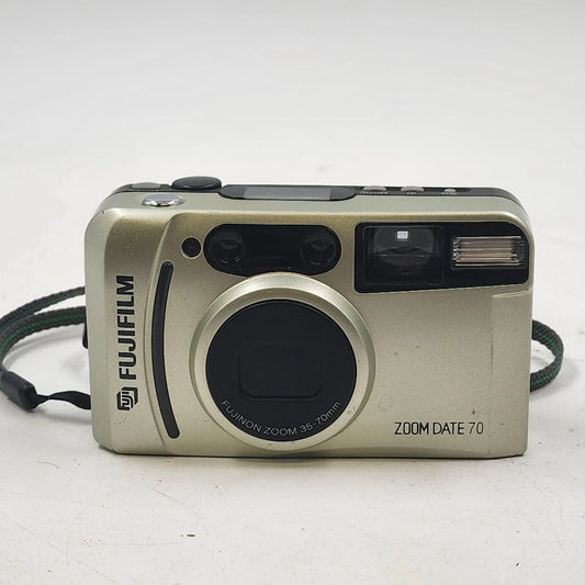 Fujifilm Zoom Date 70 35mm Point Shoot Film Camera Untested Zoom Lens Autofocus