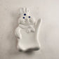 Pillsbury Doughboy 3 Pc Kitchen Set Spoon Rest Salt-Pepper Scouring Pad Holder