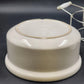 Simpson Ovenstone Casserole Dish with Lid & Silver Plated Serving Caddy 8" Vtg