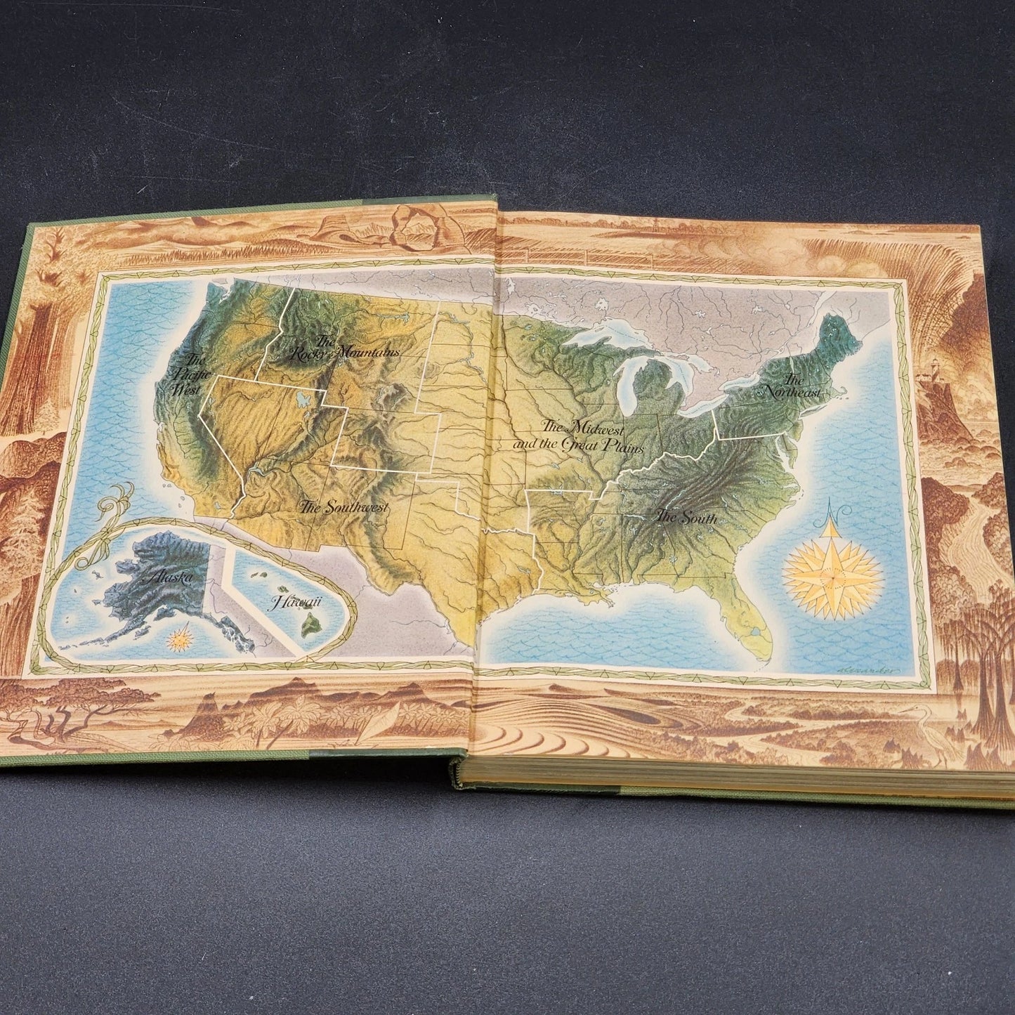 America The Beautiful Reader’s Digest 1970 Hardcover Coffee Table Book