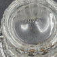 Avon Fostoria Glass Candlelight Basket Candle Holder Perfumed 1970's Vintage NIB