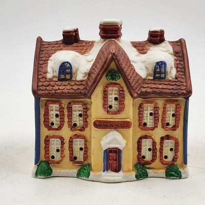 Mansion House Christmas Victorian Village National Decoration 1991 No Light