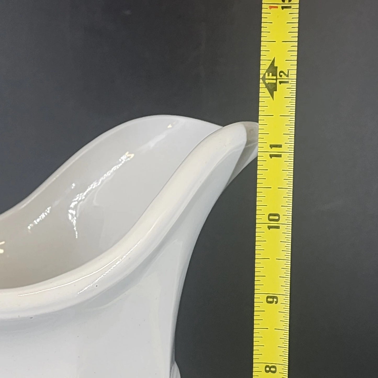Antique Davenport White Ironstone Water Pitcher Staffordshire