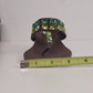 Newport News Rhinestone Thong Slide Sandals Womens Size 8 Brown
