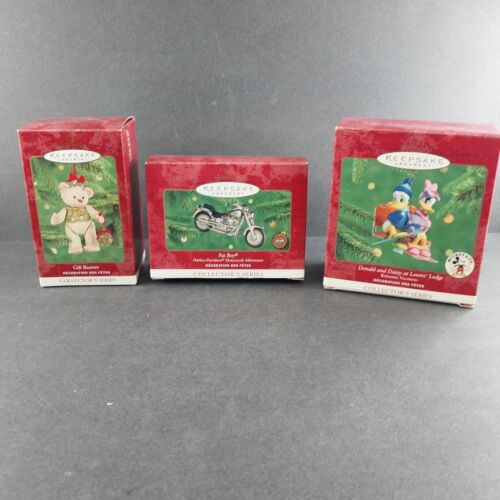 3 Hallmark Keepsake Collector's Series Christmas Ornaments from 2000 Boxed Vtg