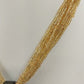 6 Strands Gold Tone Seed Beads with Multicolor Marbled Glass Pendant Necklace