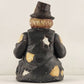 Sun Saint Porcelain Hobo Clown with Book Music Box 6.5" Plays King of the Road