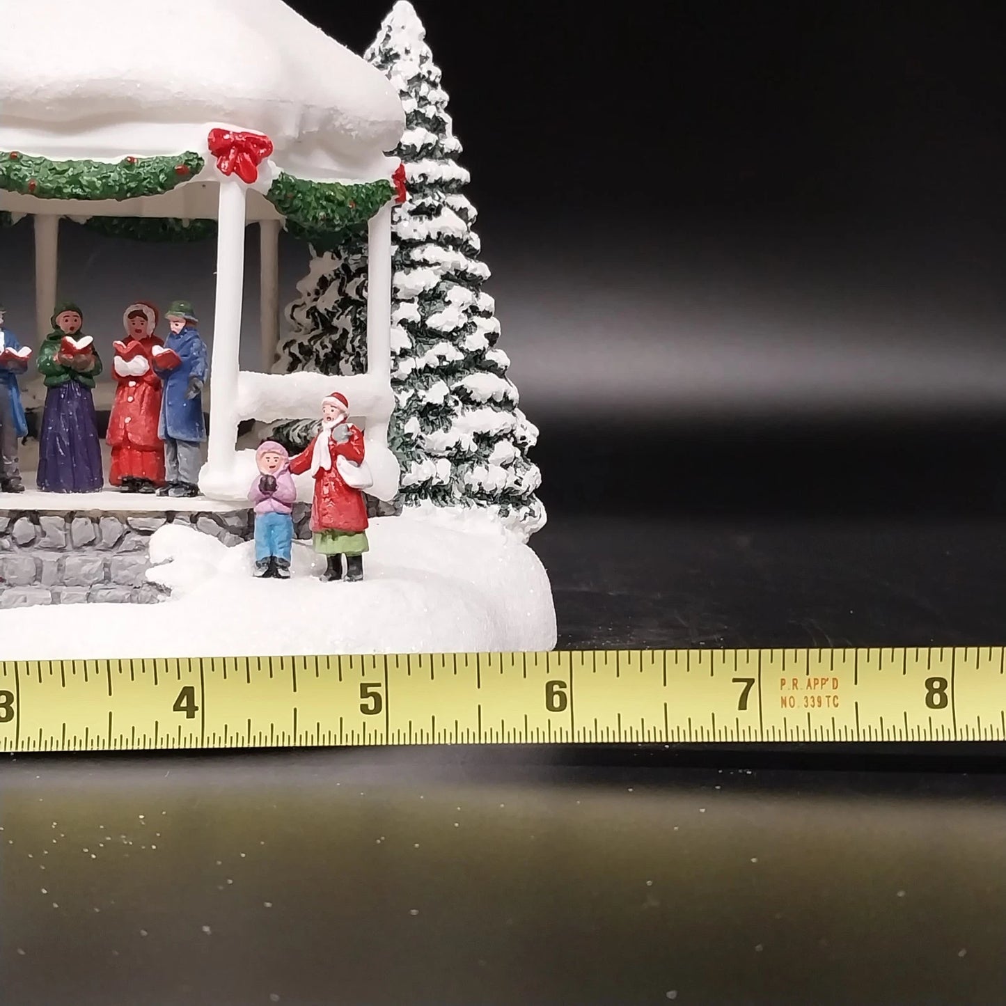 Thomas Kinkade Sweet Sounds Christmas Lighted Gazebo