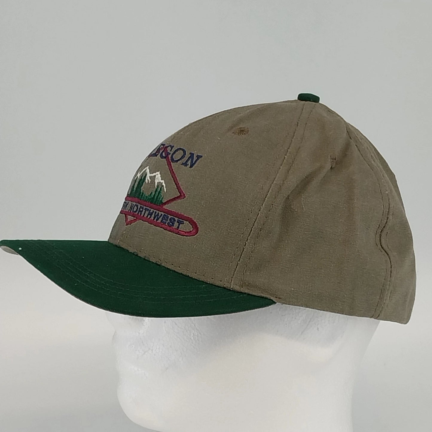 Vintage Oregon Pacific Northwest Snapback Hat USA Made Cap