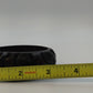 African Hand Carved Wood Wide Bangle Bracelet 2.5" Black Animal Design Tribal