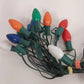 25-Light C9 Christmas Light Set Green Wire Branch Clips 25 Ft 20 Used Bulbs