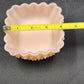 Fenton Hobnail Pastel Pink Milk Glass Candy Dish 4.25" Square Compote Vintage