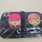 Anime Graphic Makeup Bag Vinyl Zipper Pouch Retro Kid Pop Culture Diddy Bag Vtg