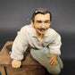 GWTW Captain Butler Crate Sitting Ceramic Figurine 73474 Music Box Does Not Work