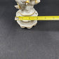 Bavaria White Porcelain Two Birds on Branch Figure by Gerold Co Tettau Gold Trim